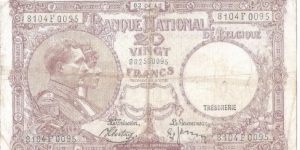 20 Francs(1940) Banknote