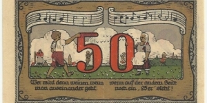 Germany Notgeld-Königs-Aue 25 pfennig ND(1917-1923) Banknote