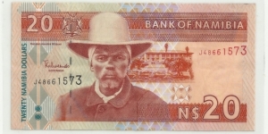 NamibiaBN 20 NamibianDollars ND Banknote