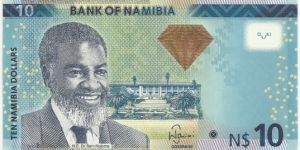 NamibiaBN 10 NamibianDollars 2013 Banknote