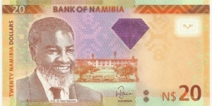 NamibiaBN 20 NamibianDollars 2013 Banknote
