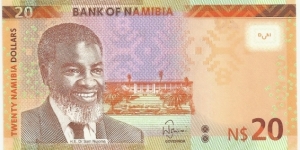 NamibiaBN 20 NamibianDollars 2015 Banknote