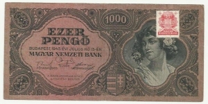 Hungary 1000 Pengö 1945 Banknote