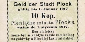 City of Płock  Banknote
