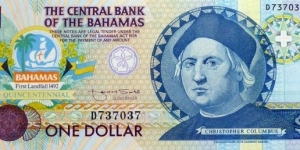 $1 Christopher Columbus Banknote