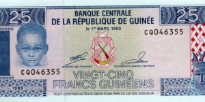25 Francs Banknote