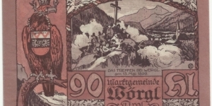 Austria-Notgeld 90 Heller 1920 Banknote