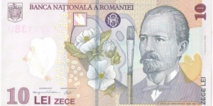 10 Lei(serial 389) Banknote
