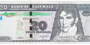 20 Quetzales Banknote