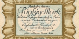 50 Mark Banknote