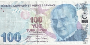 Türkiye 100 Türk Lirası (photocopy fake) Banknote
