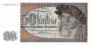 50 Mark(Reserve Notes for West Berlin/ Modern Reprint) Banknote