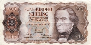 500 Schilling Banknote