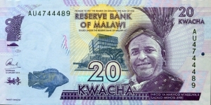 20 Kwacha - Reserve Bank of Malawi Banknote