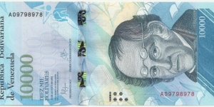 Venezuela 10000 Bolivares 2016 Banknote