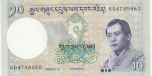 BhutanBN 10 Ngultrum 2013 Banknote
