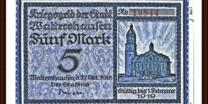 Notgeld
Wallershausen Banknote