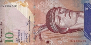 10 Bolívares - pk 90a Banknote