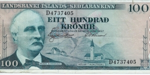100 Krónur - pk 40a Banknote
