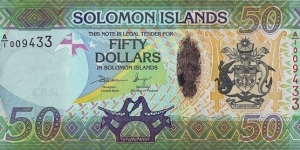 Solomon Islands N.D. 50 Dollars. Banknote