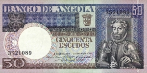 ANGOLA 50 Escudos
1973 Banknote