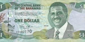 BAHAMAS 1 Dollar
2001 Banknote