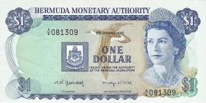 BERMUDA 1 Dollar
1982 Banknote