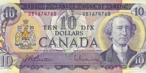 CANADA 10 Dollars
1971 Banknote