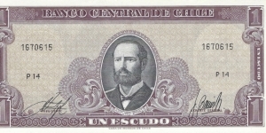 CHILE 1 Escudo
1964 Banknote