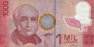 COSTA RICA 1000 Colones
2009 Banknote