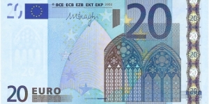 EUROPEAN UNION 20 Euro
2002 Banknote