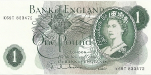 U.Kingdom 1 Pound ND(1962-66) Banknote