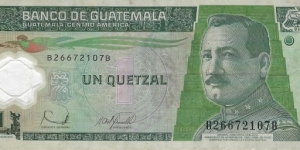 GUATEMALA 1 Quetzal
2006 Banknote