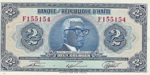 HAITI 2 Gourdes
1979 Banknote