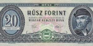 HUNGARY 20 Forint
1975 Banknote