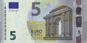Ireland 2013 5 Euros. Banknote