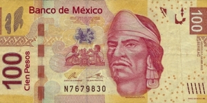 MEXICO 100 Pesos
2013 Banknote