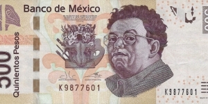 MEXICO 500 Pesos
2013 Banknote