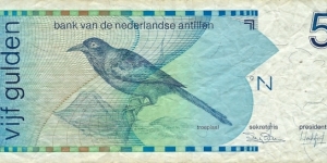 NETHERLANDS ANTILLIES
5 Gulden
1986 Banknote