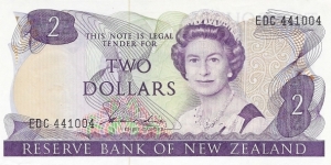 NEW ZEALAND 2 Dollars
1981 Banknote