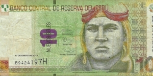 PERU 10 Nuevos Soles
2013 Banknote