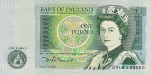 UNITED KINGDOM
1 Pound 1981 Banknote