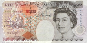 UNITED KINGDOM
10 Pounds 1993 Banknote