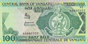 VANUATU 100 Vatu
1982 Banknote