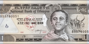 
1 br - Ethiopian birr Banknote