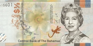 
½ $ - Bahamian dollar Banknote
