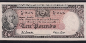 Australia 10 Pounds Banknote