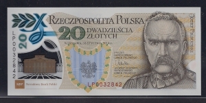 Poland 20 pln Polymer Banknote