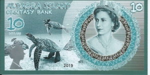 ALDABRA ISLAND - 10 Dollars - pk NL - Pivate Issue - Polymer - Fantasy Bank - Not Legal Tender Banknote