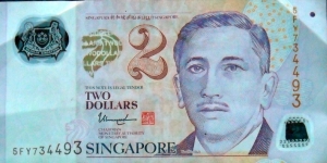 Singapore 2 Dollars Banknote
